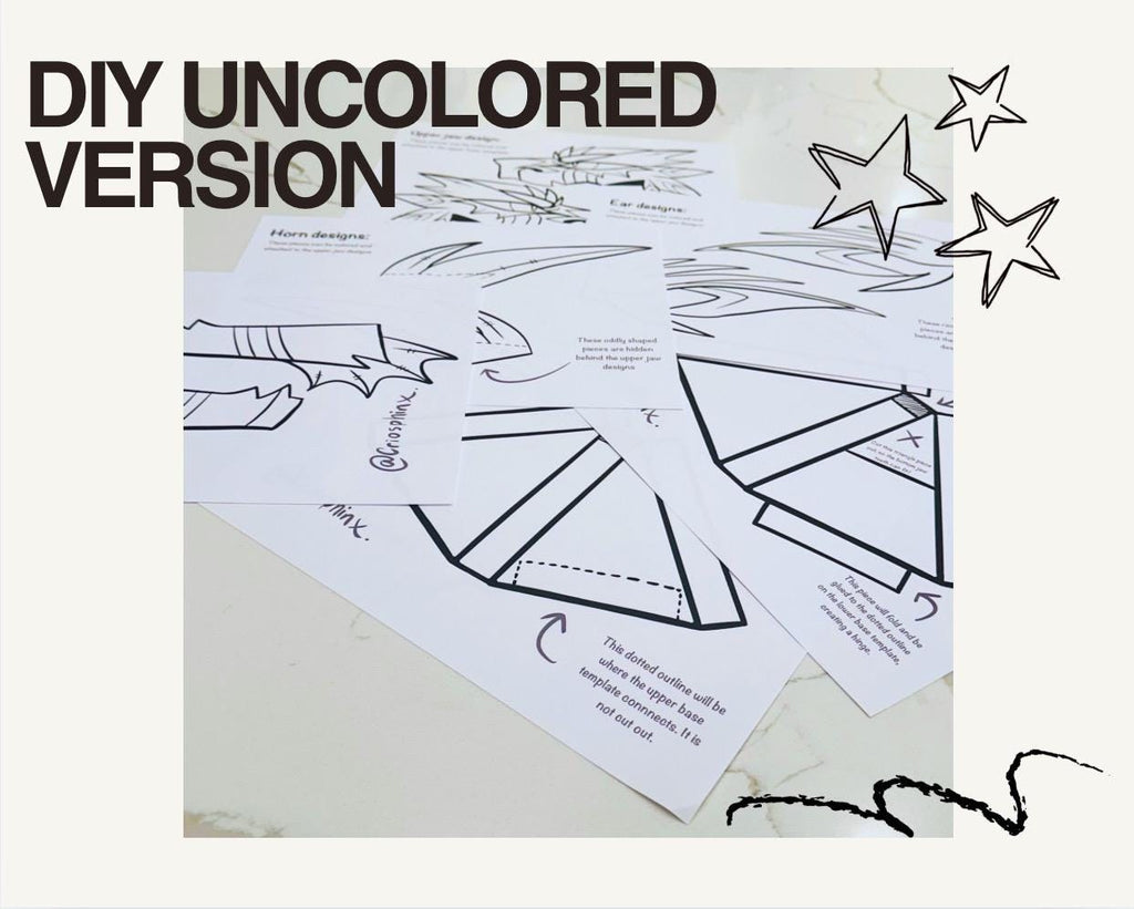 Paper Dragon Puppet TEMPLATES // “Firecracker”